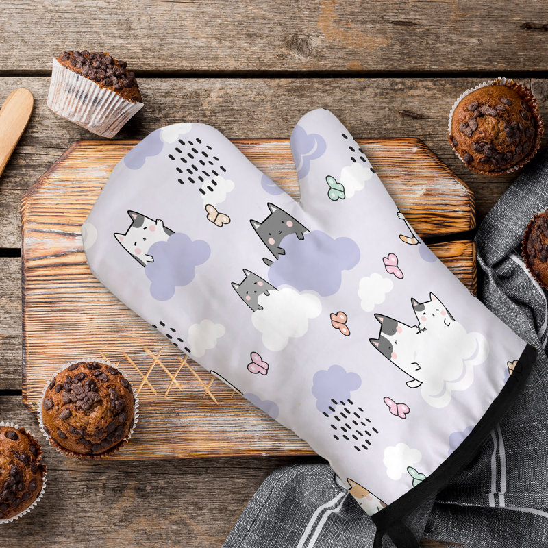 Cupid’s Love Arrows Oven Mitt Cotton Twill