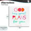 Plaque murale "Whimsical God plans for you", design par SD Graphics Studio