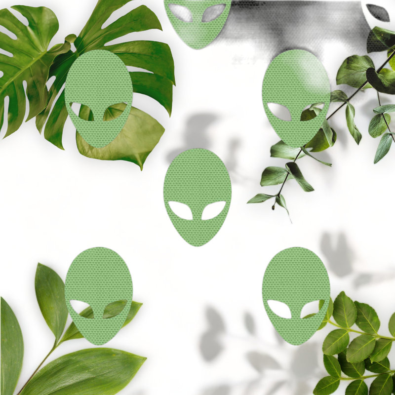 Martian-Inspired Decor Fabric 2 Yards Green