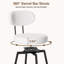 Tabourets de bar pivotants H 26 po à hauteur de comptoir avec repose-pieds réglables-1883786834-1894632383