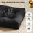 Set Of 4 21'' x 21'' Patio Chair Seat Cushion Pads Indoor/Outdoor Black-826787846-826787845