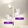 67" Tree Floor Lamp with Remote Control and 3 Bulbs included
