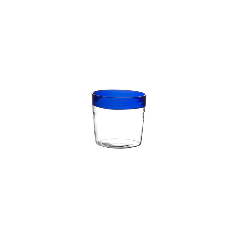 Verre Borosilicate, Bleu, 3 oz