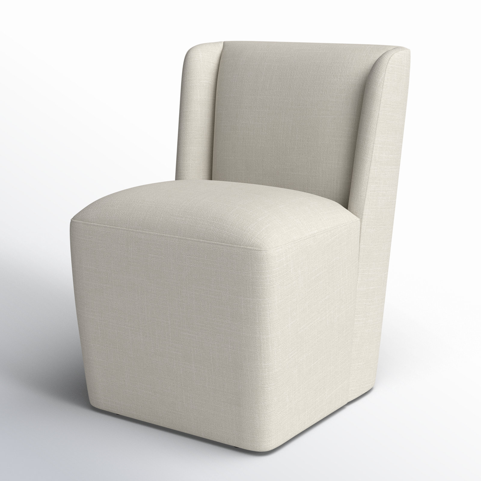Ardeth Dining Chair, Effie Linen Performance Linen, 33" H x 23.23" W x 26" D