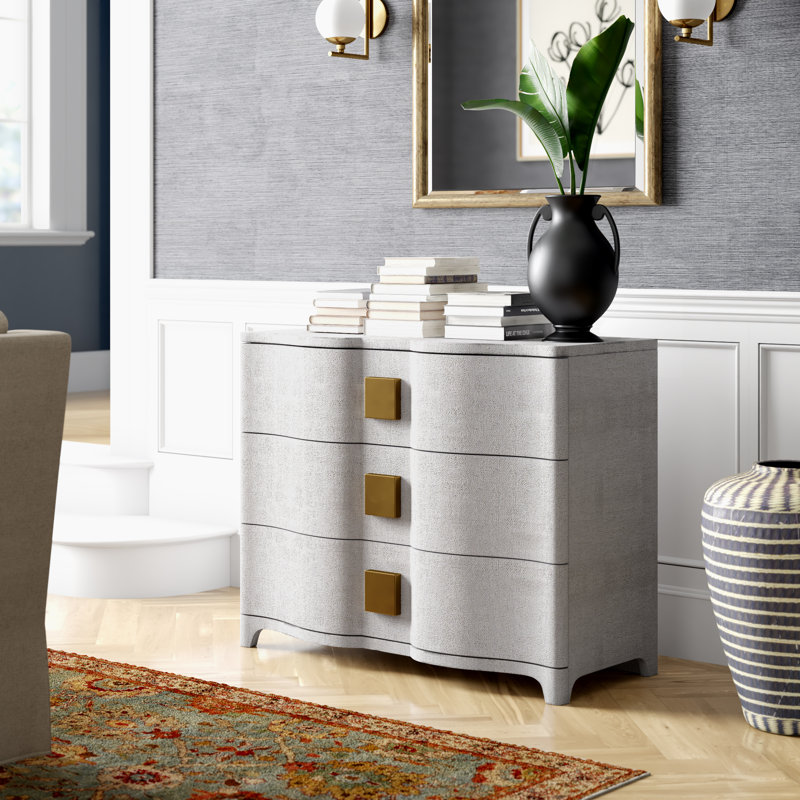 Toile Linen Chest, White