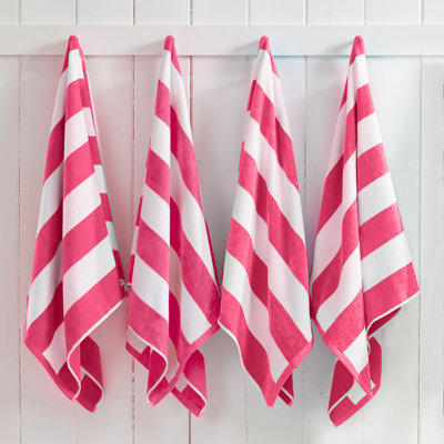 Serviettes de plage 100% coton absorbant et à séchage rapide Cabana