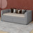 Upholstered Daybed With Ergonomic Design Backrest And Drawers-820440147