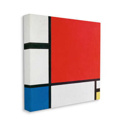 " Composition II In Red Blue Yellow Piet Mondrian Classic Abstract Painting " by One1000paintings Painting Print