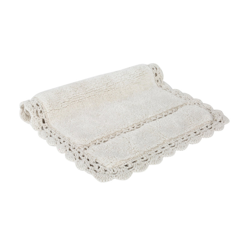 Meaghan Bath Rug, Ecru