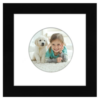 Picture Frame With Round-Shaped Mat - Ideal For Any Room, Living Rooms, Dorm Room