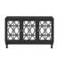 Modern Tv Table For 55-inch Tvs, Mirrored Surface, Solid Wood Legs, 3 Adjustable Shelves, Extra Large Entertainment Area