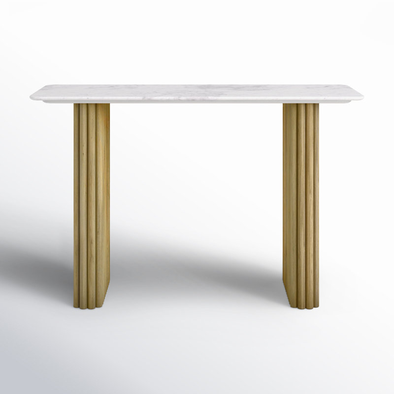 Carmela 47'' Marble Top Console Table
