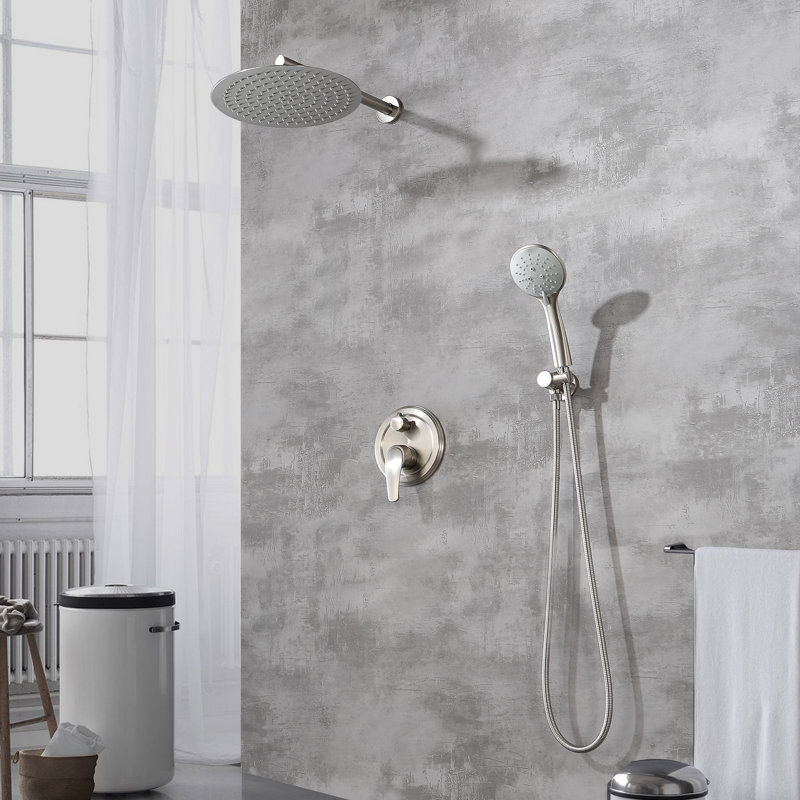 All-In-One Kit with Rough in-Valve, Brushed Nickel