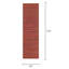 Tapis intérieur / extérieur multicolore rayé à tissage plat Ellenton-17906327