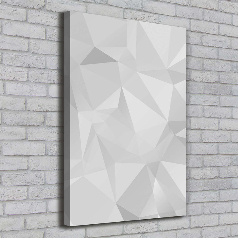 Abstraction Triangles - Wrapped Canvas Print