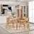 Beechgrove Solid Wood 5 Piece Dining Set