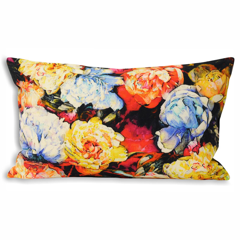Akierra Chaumont Floral Multicolour Scatter Cushion, Rectangular, 30cm x 50cm