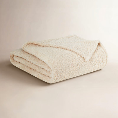 Barbrook Plain Weave/SHERPA Throw Blanket