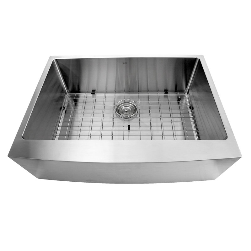 Pro Series 30.125 " L Single Bowl Stainless Steel Kitchen Sink