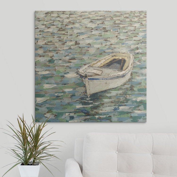 «On the Pond II» par Megan Meagher, reproduction d'art, H 35 po x l 35 po x P 1,5 po, Toile