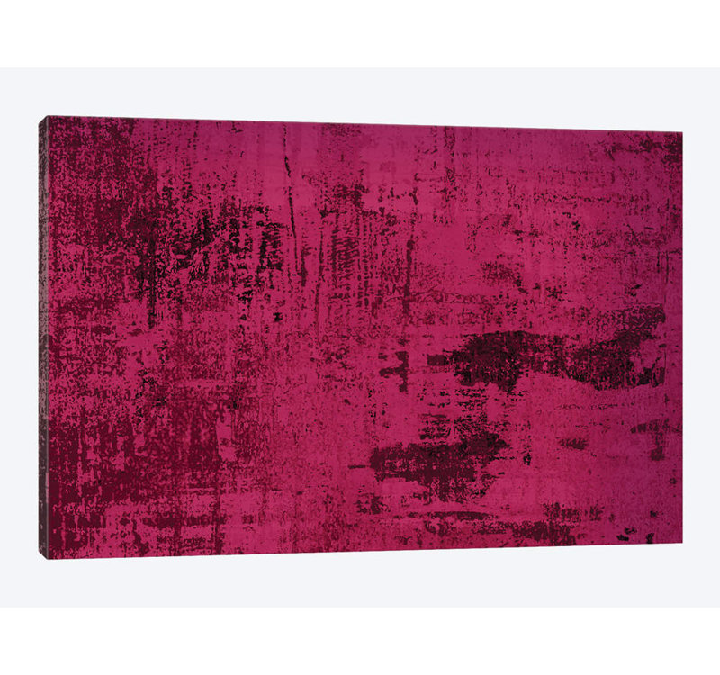 « mauve », impression sur toile, H 12 po x l 18 po x P 1,5 po, Toile tendue, Pas de tapis