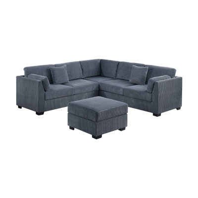 Abital 4-Piece Sectional Set W/ Ottoman