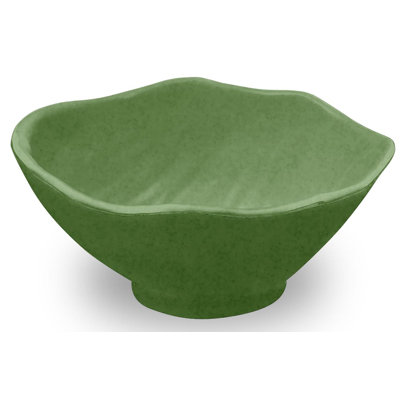 Virgie Leaf Melamine Salad Bowl