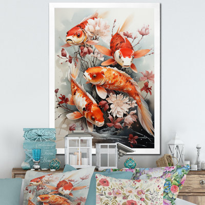 Pêche, pêche d'art contemporain Koi