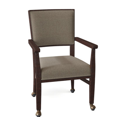 Chaise avec accoudoirs rembourrée Dilworth