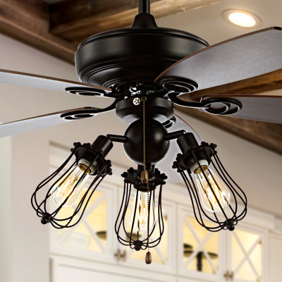Rockett 52'' Ceiling Fan with Light Kit