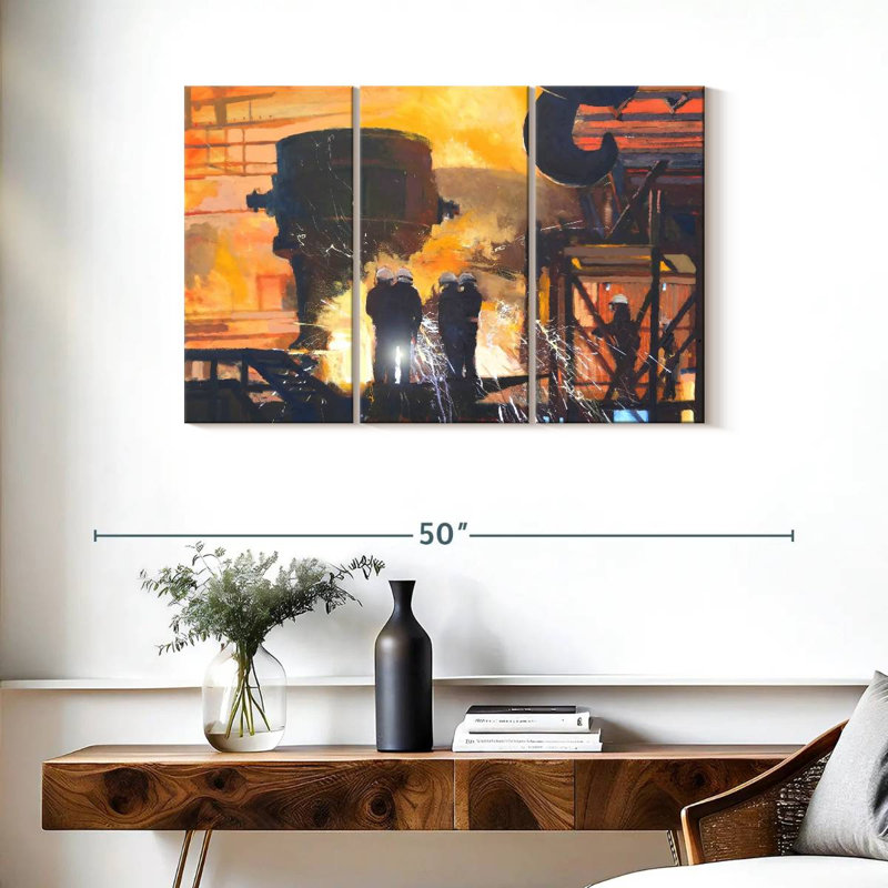 Steelworks, H 24 po x l 38 po