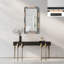 Miroir mural noir et doré-336551740
