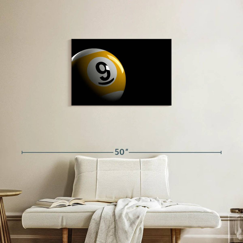 Senne Billiards Nine Ball, H 20 po x l 30 po