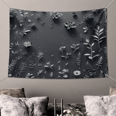 Succulent Wall Tapestry - Floral Wall Decor