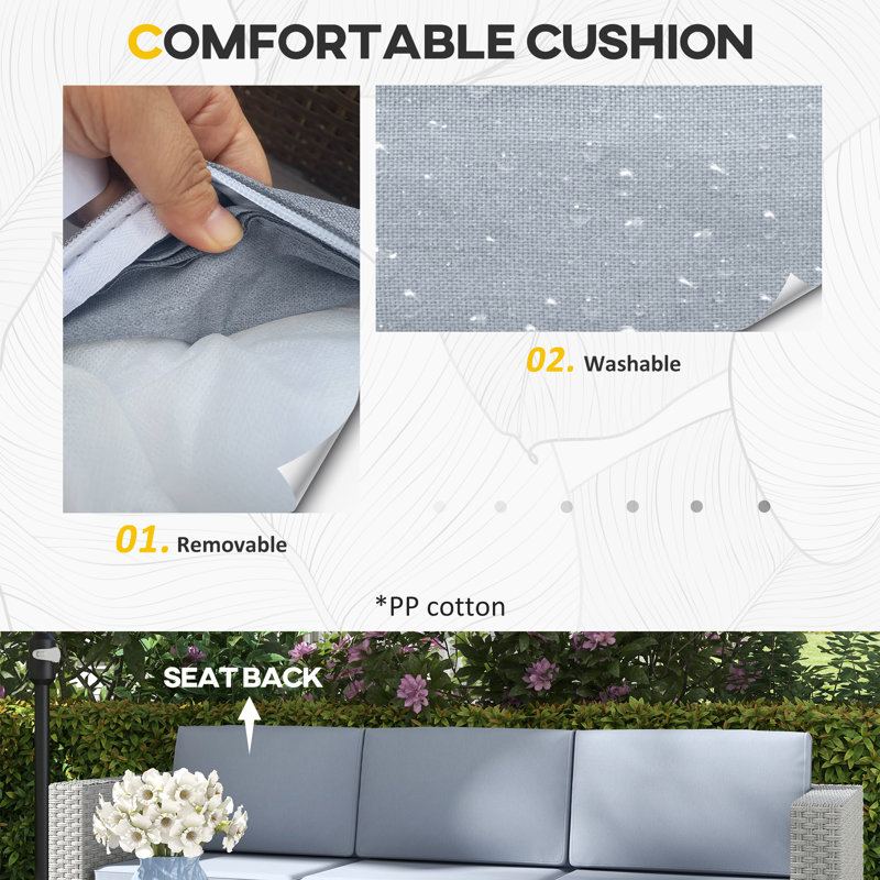 Natori 4 - Person Seating Group with Cushions