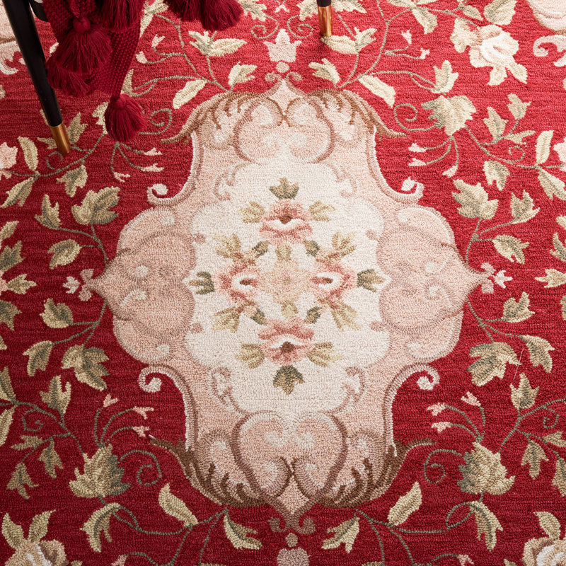 Taran Hand Hooked Performance Oriental Rug, Rectangle 3' x 5'