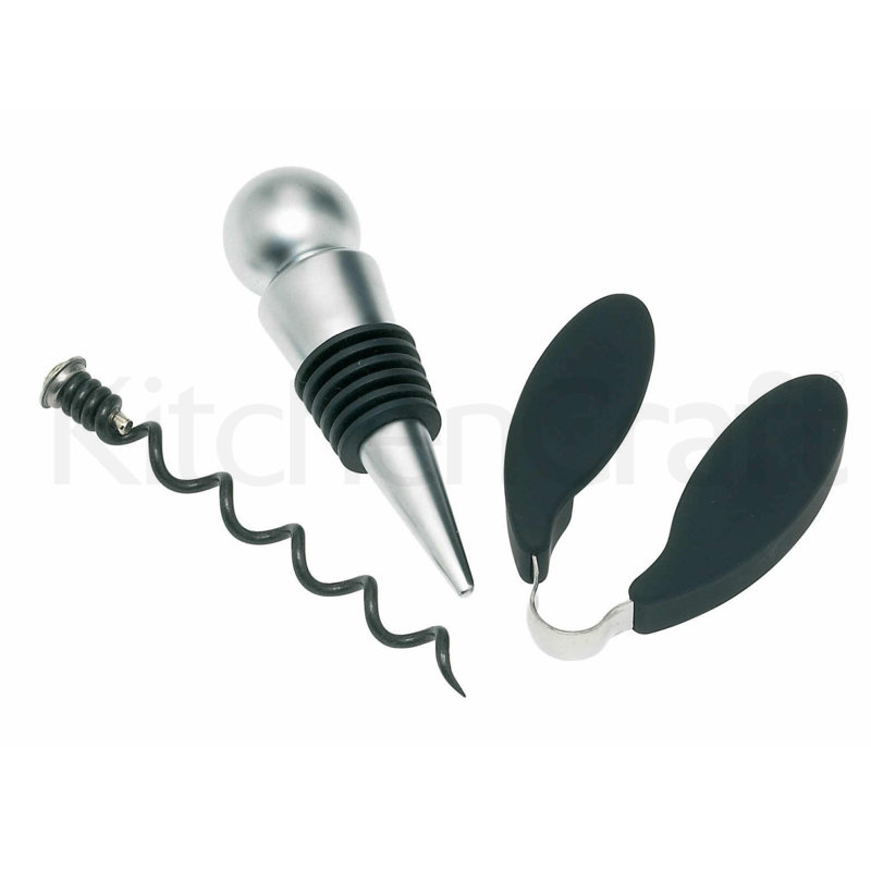 BarCraft Connoisseur Deluxe Lever-Arm Corkscrew Gift Set