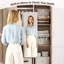 Armoire-penderie 72 po avec miroir