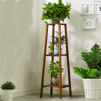 Norene Solid Wood Plant Stand Tier