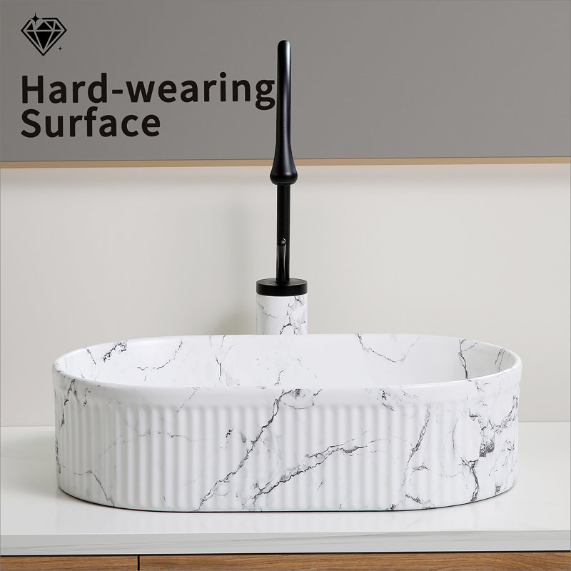 Oval Vessel Sink, Bathroom Vessel Sink