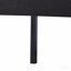 Canapé-lit convertible à futon, canapé-lit pliable 2 en 1 en faux suède à 5 positions réglables pour la chambre à coucher (noir)