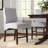 Melora Upholstered Counter Stool with Solid Wood Frame