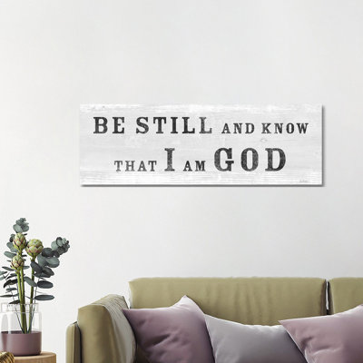 Signs Of Faith V by Sue Schlabach - Wrapped Canvas Panoramic Print