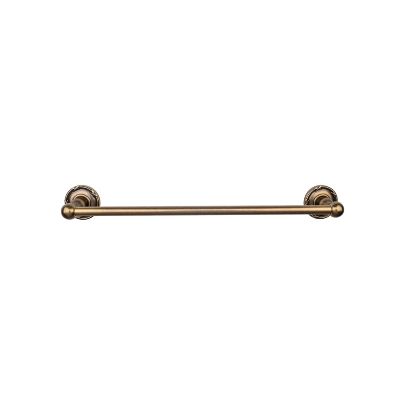 Edwardian Bath Single 32 1/2" Wall Mounted  Towel Bar, German Bronze