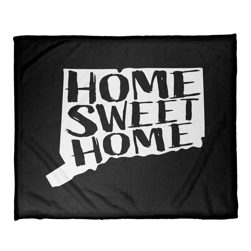 Jeté en polaires pour connecticut home, l 32,5 po x L 42,5 po, Noir