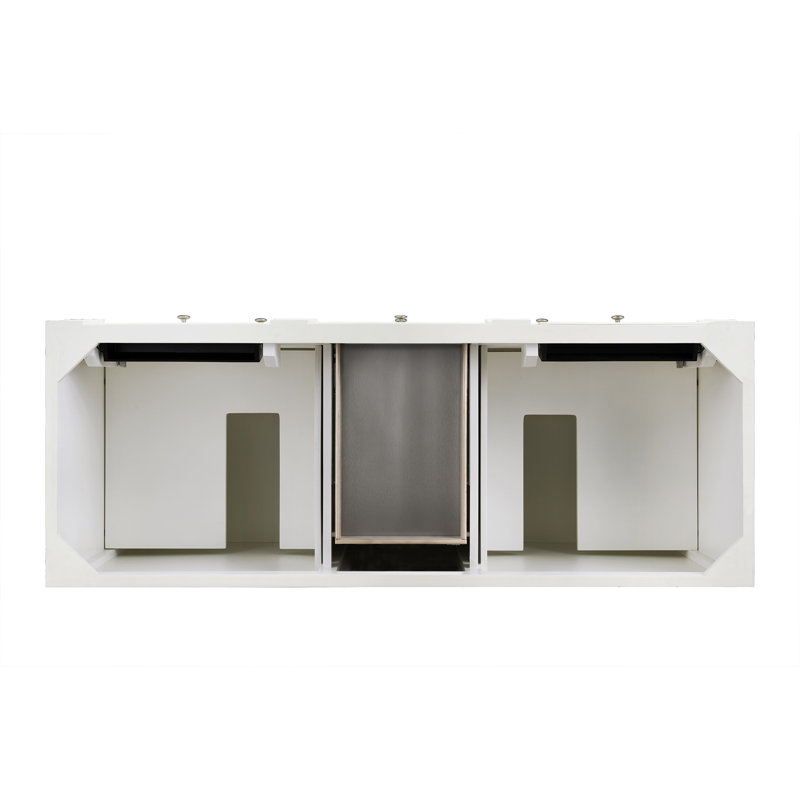 Bristol 60'' W Double Vanity, Eternal Jasmine Pearl, Bright White