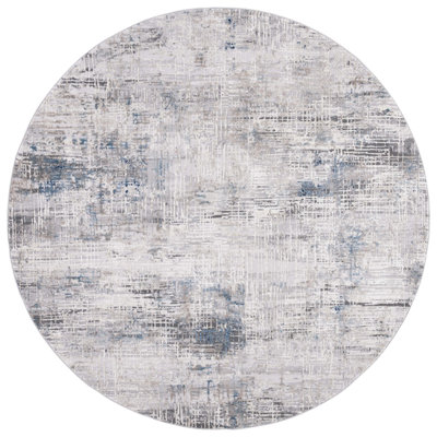 Tapis bleu / gris Neuman Vogue 117