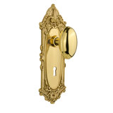 Victorian Plate with Decorative Keyhole and Homestead Door Knob