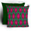 Wagner Campelo Ikat Leaves Throw Pillow-7494152