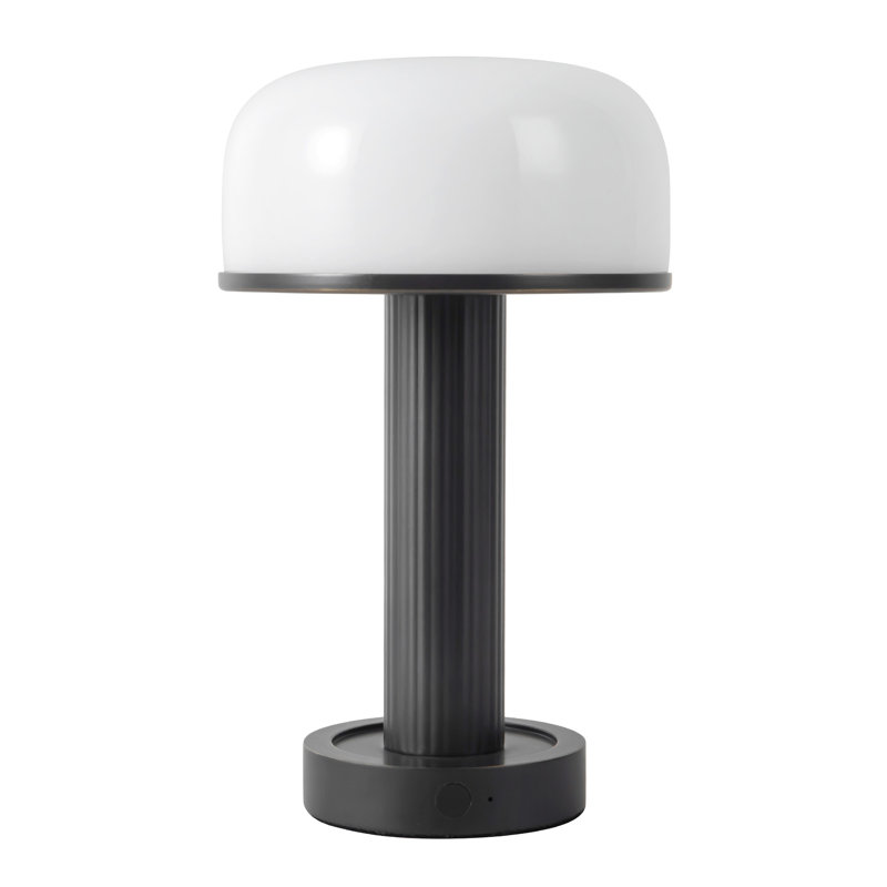 Vienna 9-in Black dimmable LED Table Lamp, Urban Bronze